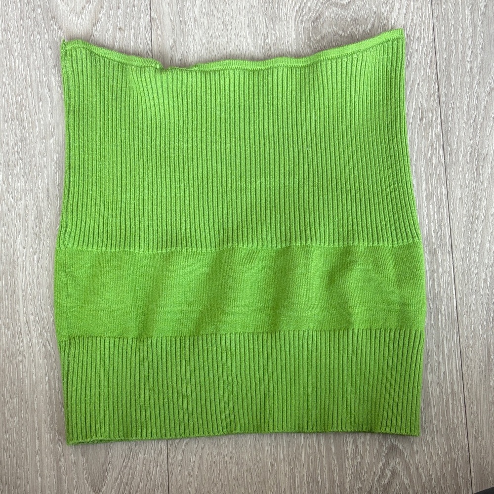 Kittenish Green Tube Top